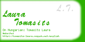 laura tomasits business card